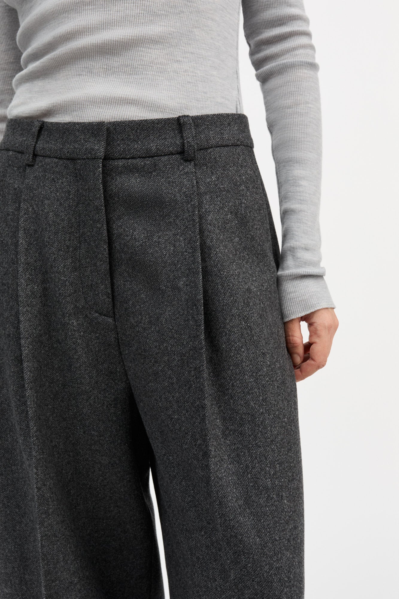 Skall Studio Bob trousers Trousers Dark grey